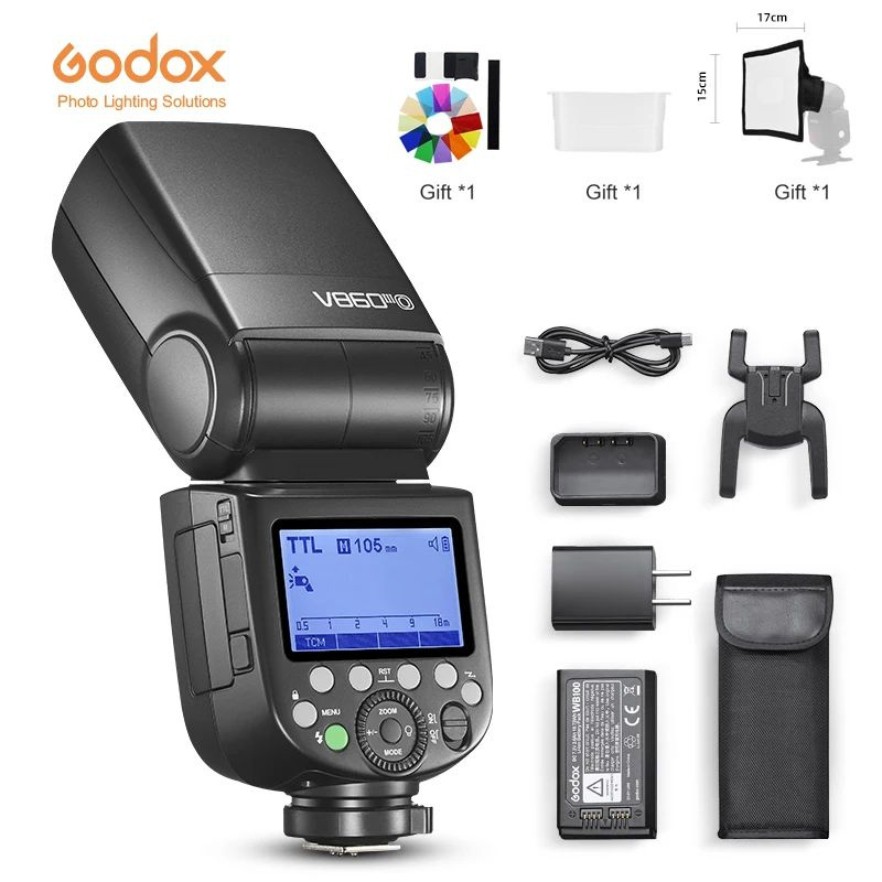 Вспышка Godox V860III TTL HSS 2.4G Speedlite V860III-N для фотоаппарата Nikon #1