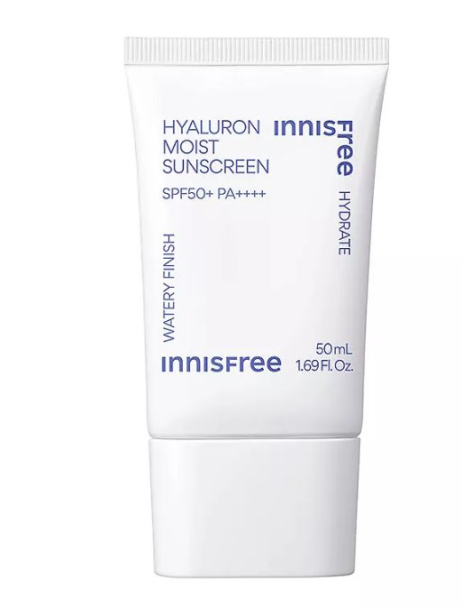 INNISFREE Гиалуроновая увлажняющая солнцезащитная эссенция SPF50+ PA + Hyaluron Moist Sunscreen 50 мл #1