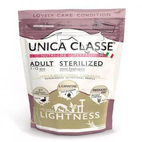 UNICA Adult Sterilized Lightness Сухой корм для стерилизованных кошек, с уткой, 300 гр.  #1