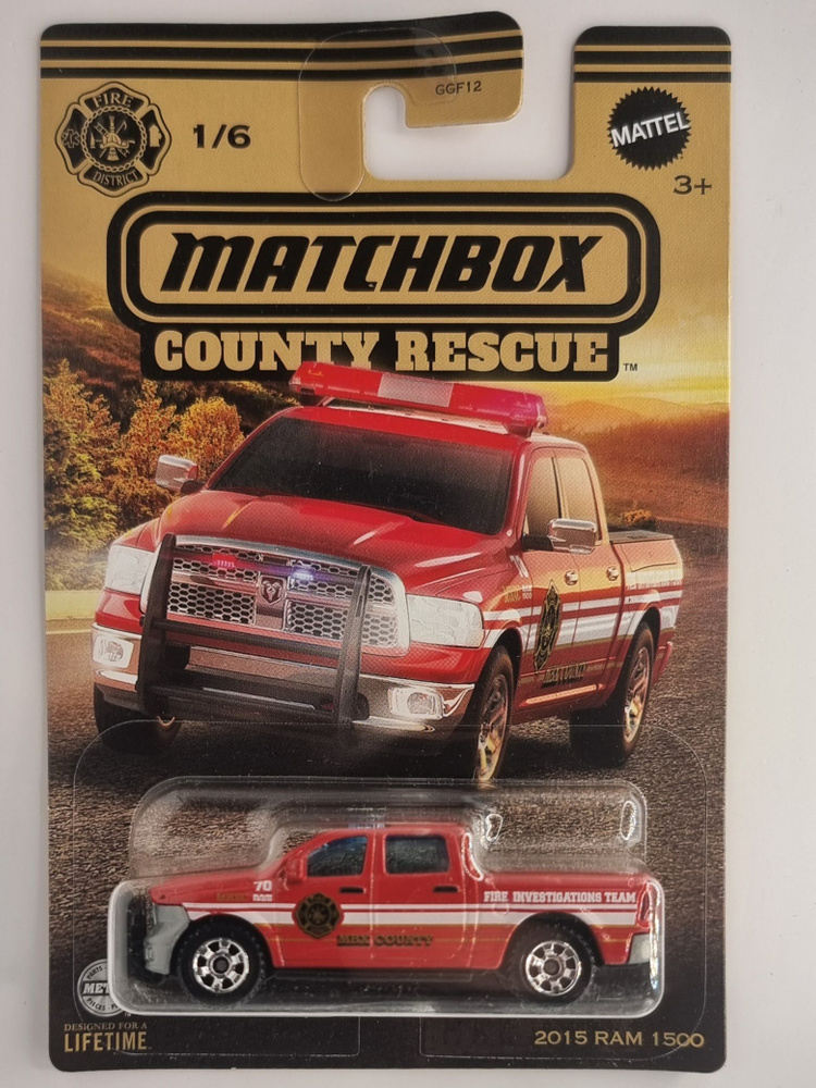 Машинка игрушечная/коллекционная RAM 1500 2015 в масштабе 1:64 MATCHBOX  #1