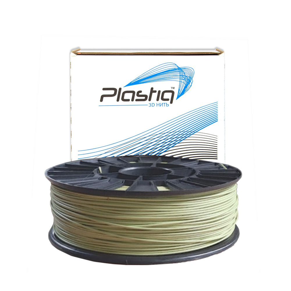 Пластик PETG для 3D принтера Plastiq, 1,75мм, 320м, Горчичный #1