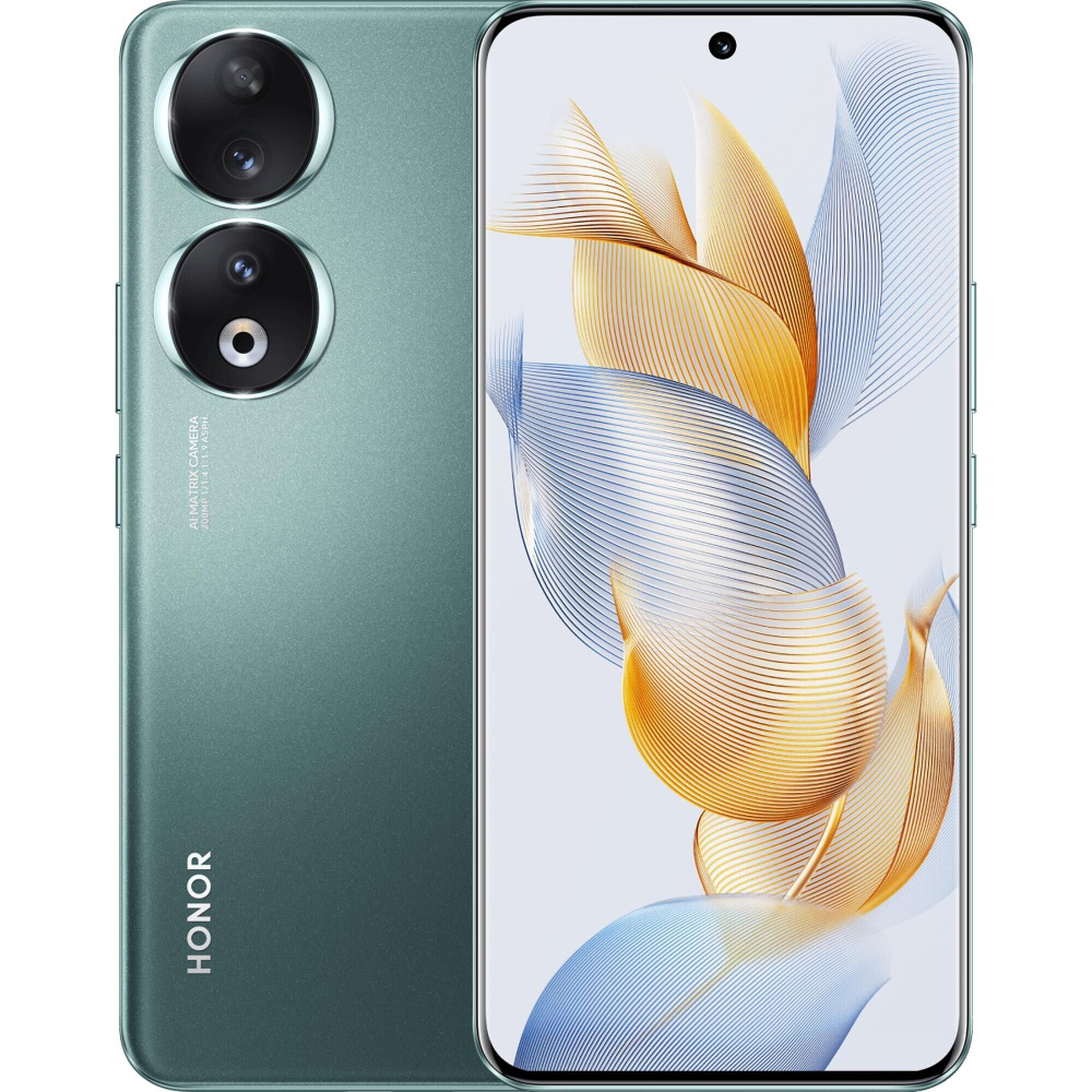 Honor Смартфон 90 8/256GB Emerald Green 8/256 ГБ, зеленый #1