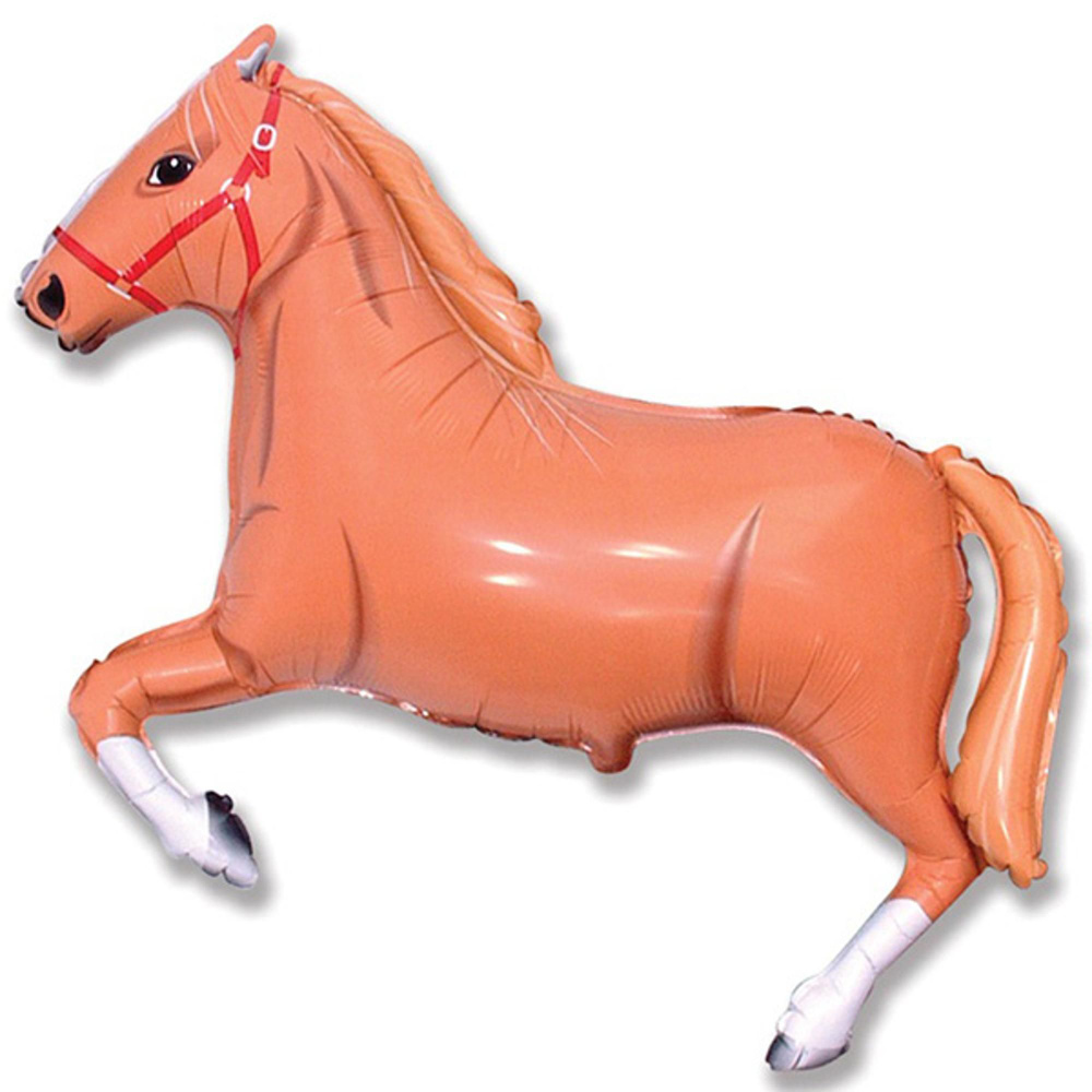 Фигура Лошадь коричневая 75см х 107см #1