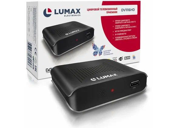 Lumax ТВ-ресивер lumax , черный #1