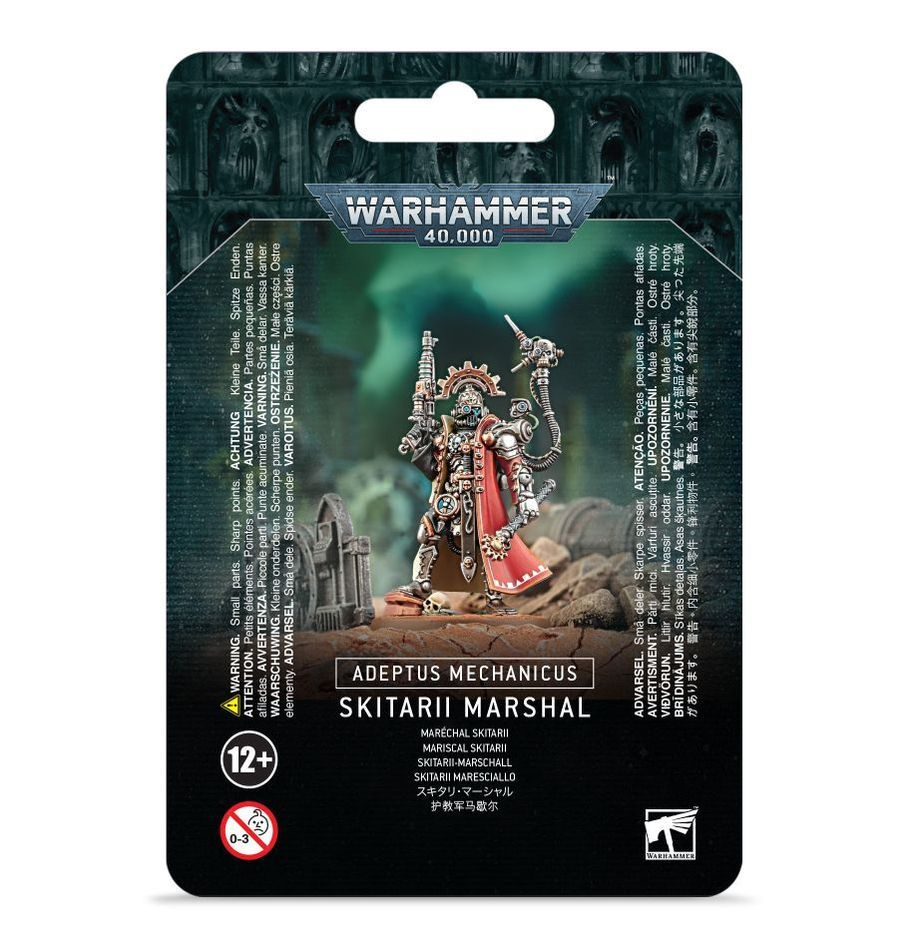 Набор миниатюр для настольной игры Warhammer 40000 - Adeptus Mechanicus Skitarii Marshal  #1