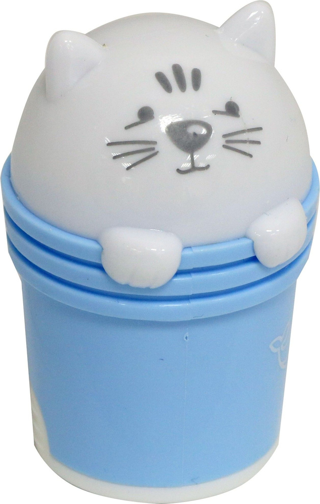 Точилка с контейнером и ластиком "Котята" (1 отверстие, в ассортименте) (35-0022)  #1