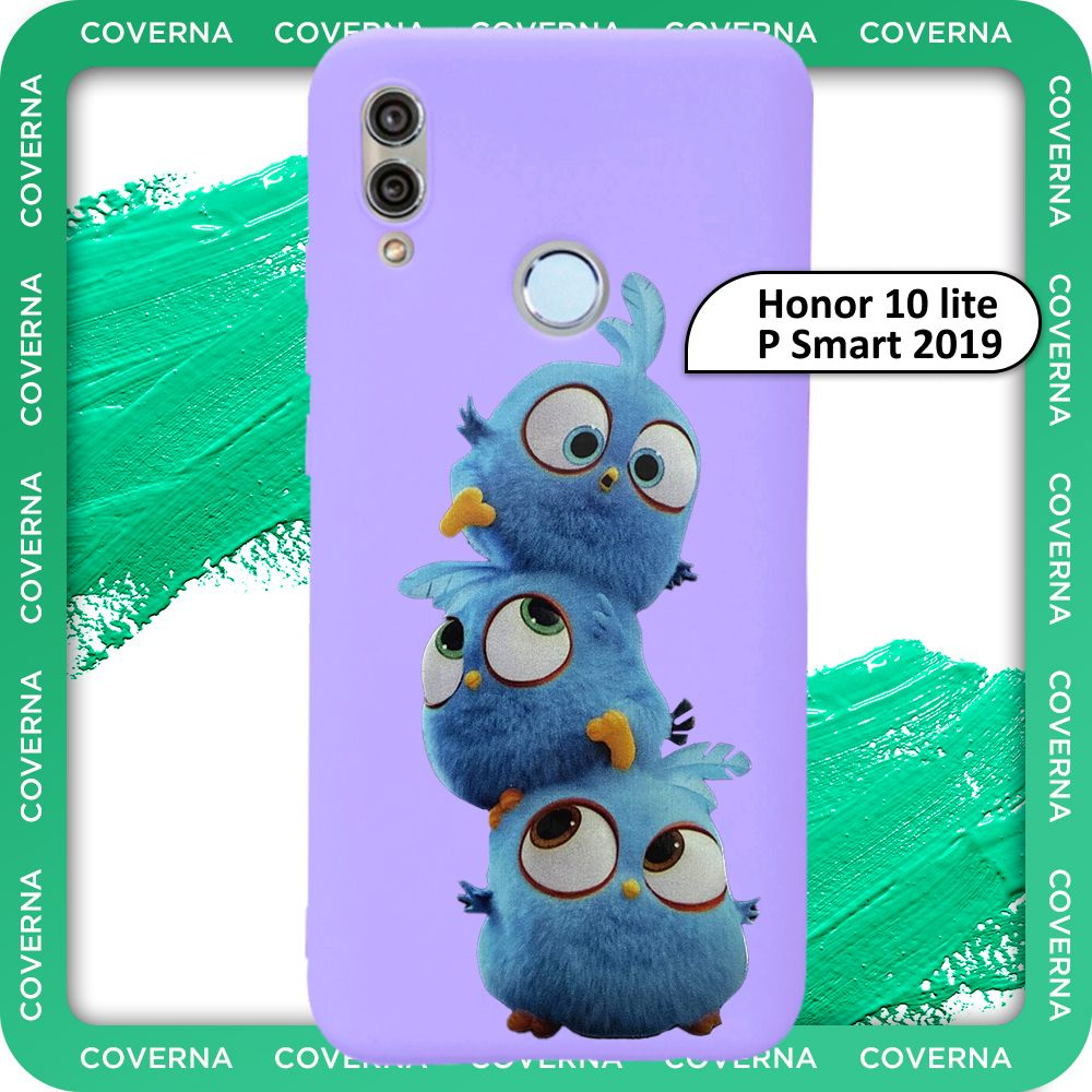 Чехол силиконовый с рисунком Angry Birds на Honor 10 lite, P Smart 2019, для Хуавей Хонор 10 лайт, П #1