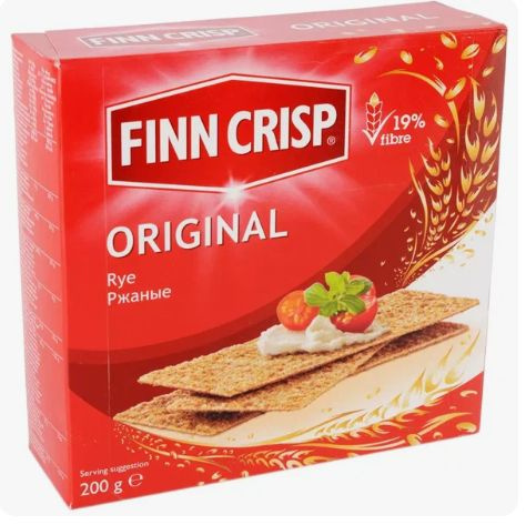 Хлебцы ржаные Finn Crisp Original, 200 г, #1