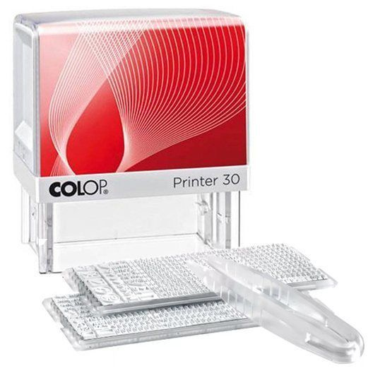 COLOP Standart Printer 30-Set Самонаборный штамп с персонализацией 5 строк с 2-мя кассами (штамп 47х18 #1