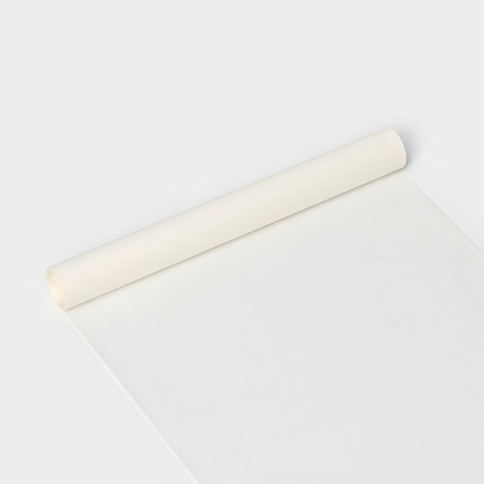Пергамент силиконизированный Доляна, 28 см 10 м, белый, жиростойкий  #1