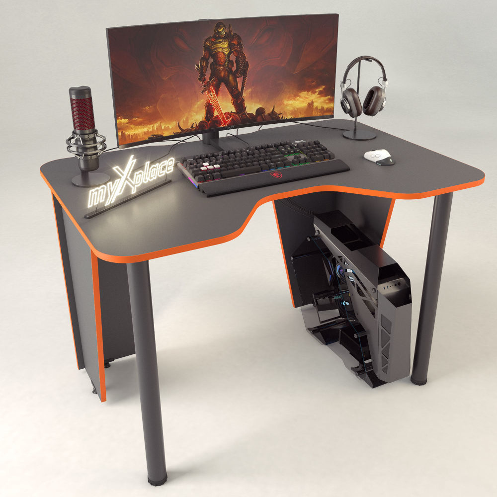 myXplace Игровой компьютерный стол Xplace 110, 110х72х75 см #1