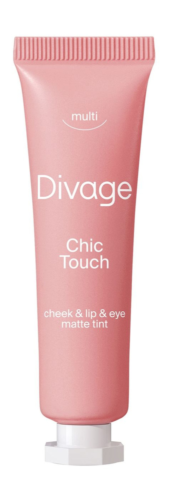 DIVAGE Кремовый тинт для щек, губ и глаз Chic Touch Matte Tint, 11 г, 03 #1