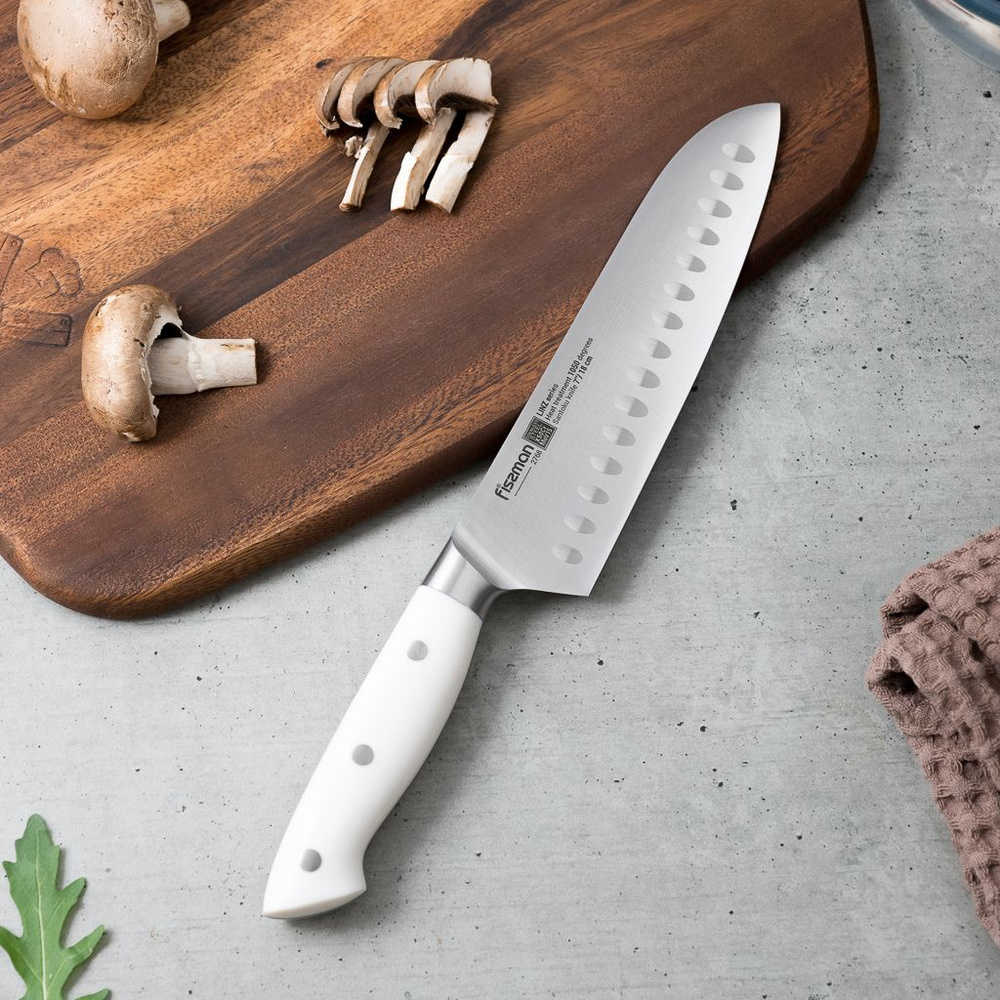 Нож кухонный Сантоку поварской 18 см #1