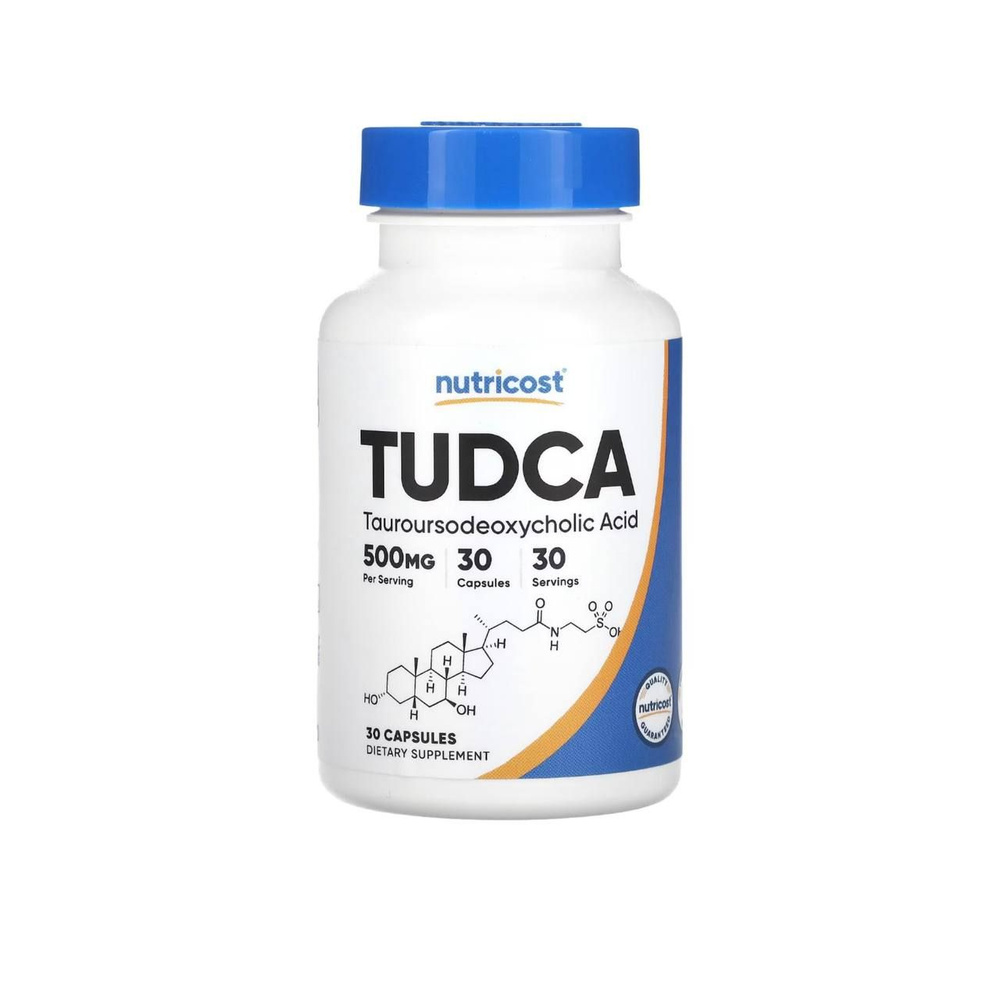 Nutricost, TUDCA, Тудка 500 мг, 30 капсул #1