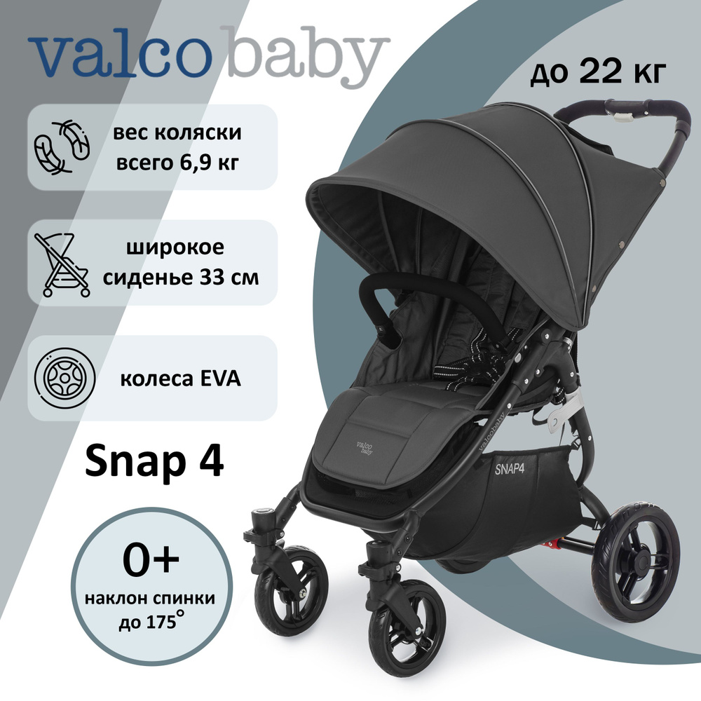 Коляска прогулочная детская Valco Baby Snap 4, цвет: Dove Grey #1