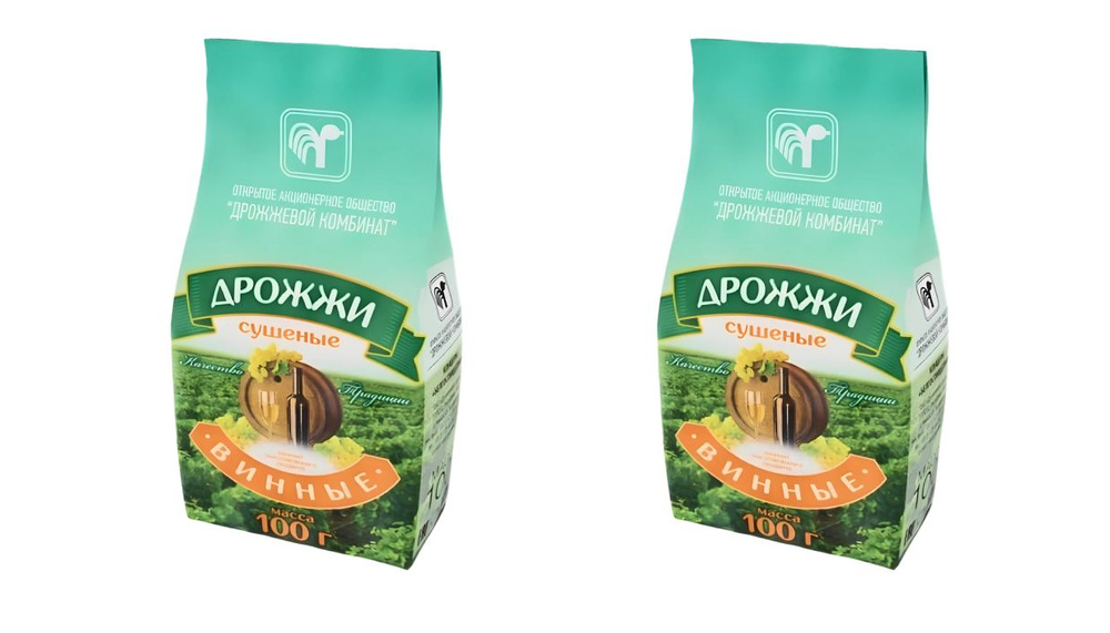 Дрожжи винные Белорусские, 100 гр, 2 шт #1