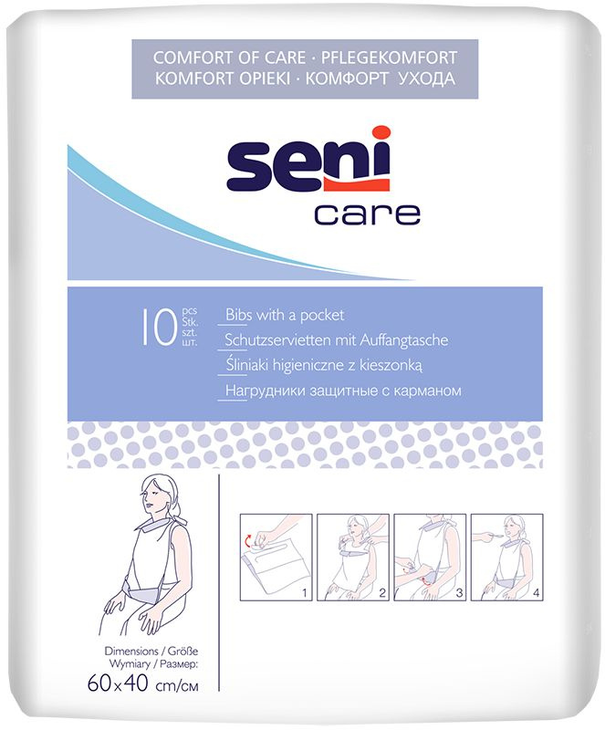Нагрудник защитный Seni Care 10 шт. #1