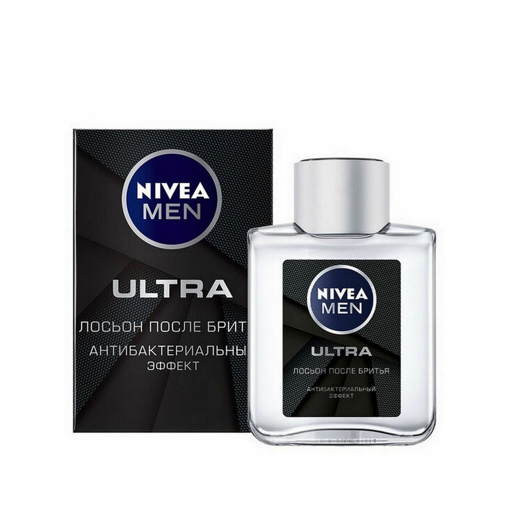 Nivea Men Лосьон после бритья Ultra антибактериальный, 100 мл - 1 шт  #1