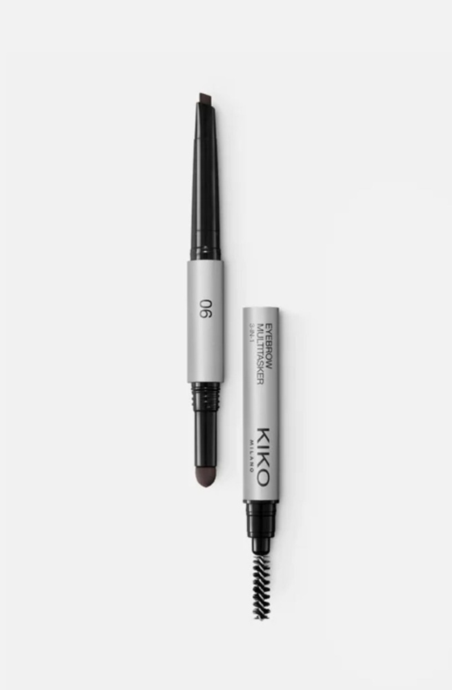 KIKO MILANO eyebrow multitasker 3-in-1 карандаш-пудра для бровей #02-06 #1