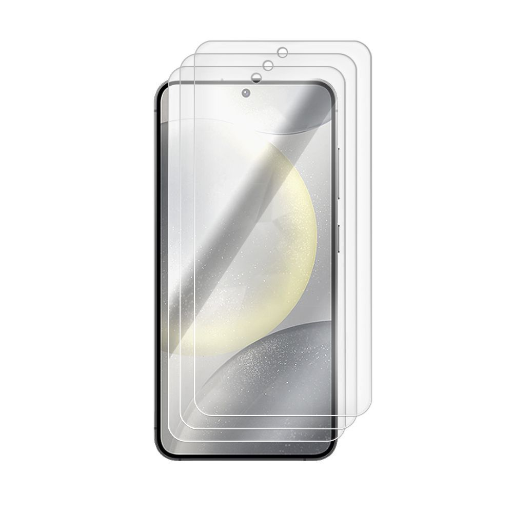Комплект из 3-х защитных гибридных стекол Krutoff для Samsung Galaxy S24  #1