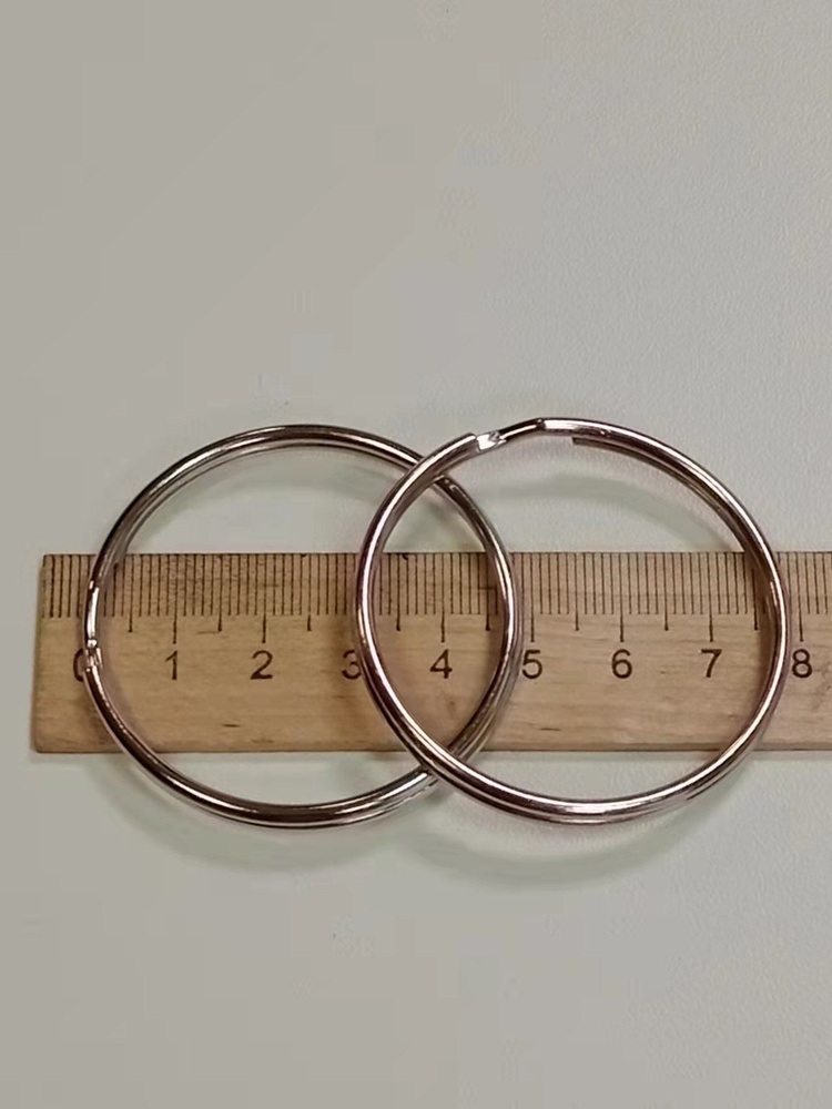 Кольцо для ключей ф50мм (M круглое), , 100 шт #1