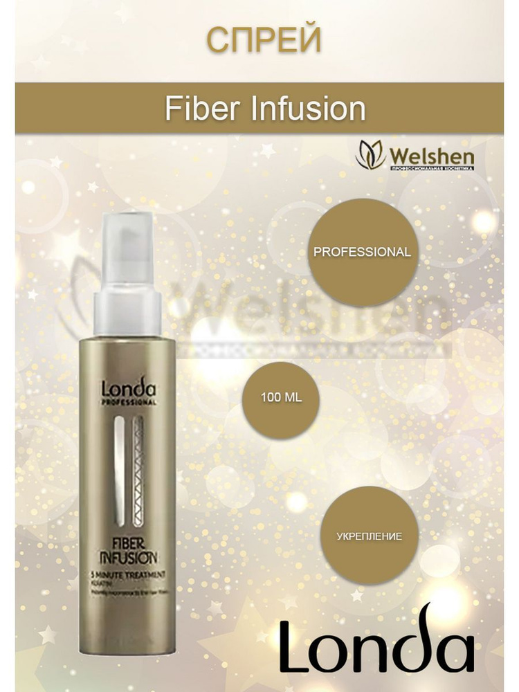 Спрей для волос Fiber Infusion Londa Professional с кератином, 100 мл #1