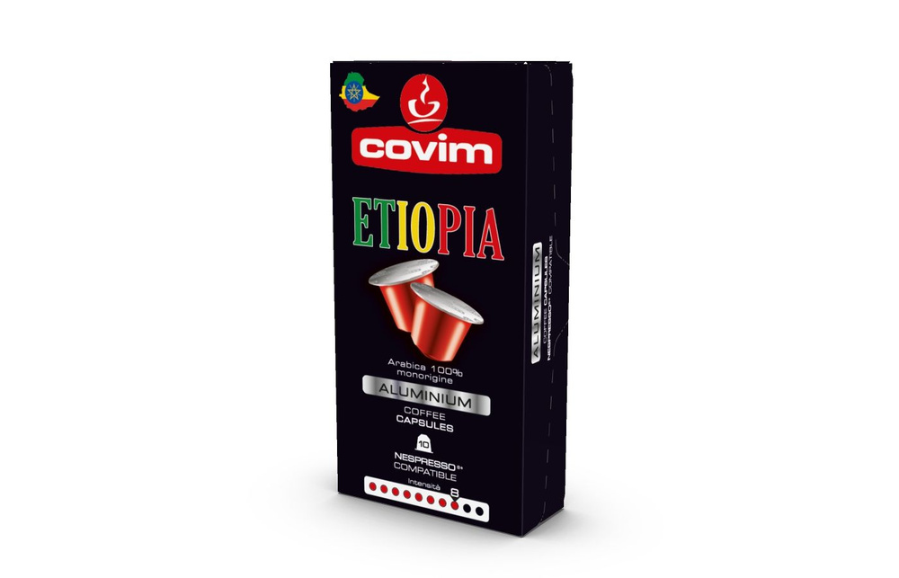 Кофе в капсулах COVIM Nespresso Caffe' NE Alu Etiopia 10 pc #1