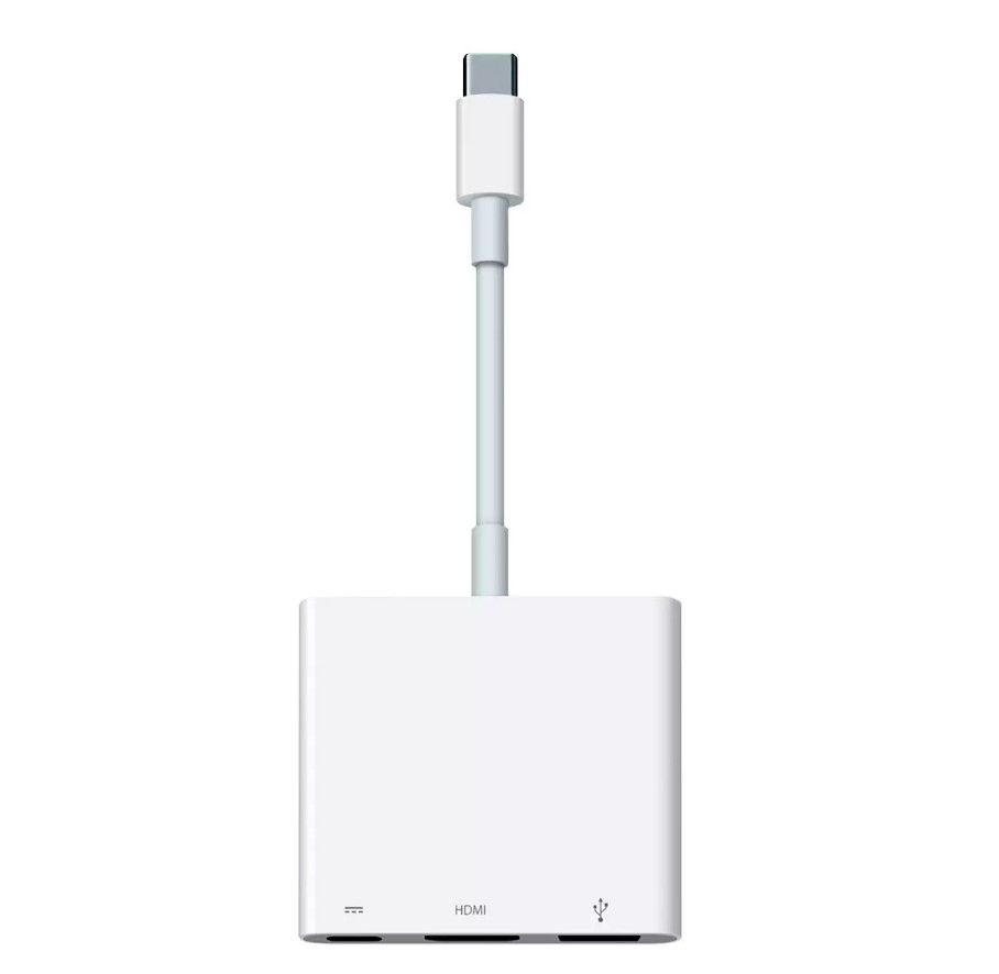 Адаптер-переходник многопортовый USB-C Digital AV белый Apple (MUF82ZM/A)  #1