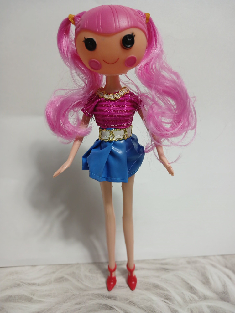 Кукла Lalaloo Girl с розовыми волосами.25 см #1