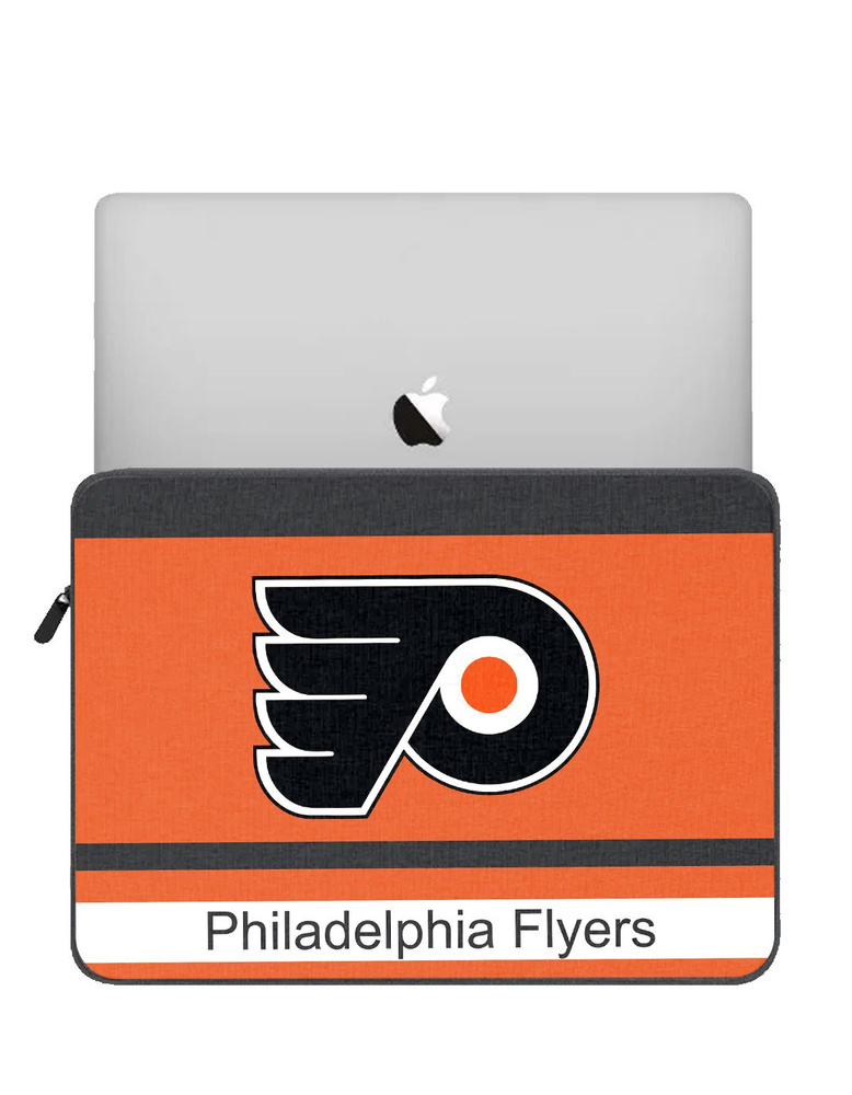 Чехол для ноутбука хоккейный клуб Philadelphia Flyers - Филадельфия Флайерз  #1