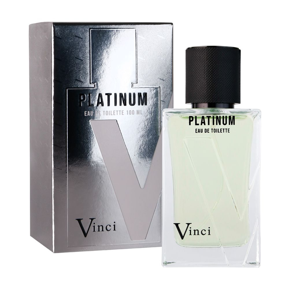 VINCI (Delta parfum) Туалетная вода мужская Vinci Platinum, 100 мл #1