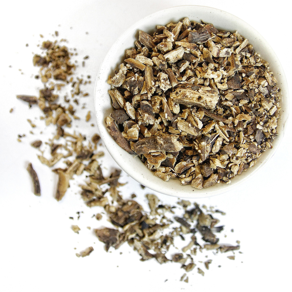 Чернокорень лекарственный 250 гр - корень сушеный, резанный, травяной чай, фиточай, фитосбор, сухая трава #1