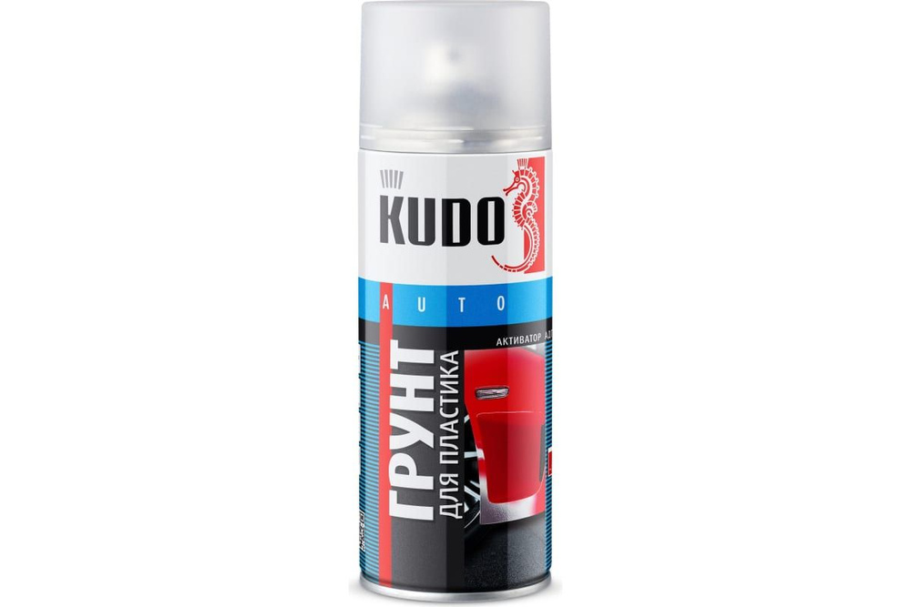 Грунт для пластика KUDO активатор адгезии прозрачный быстросохнущий Аэрозоль 520 мл.  #1