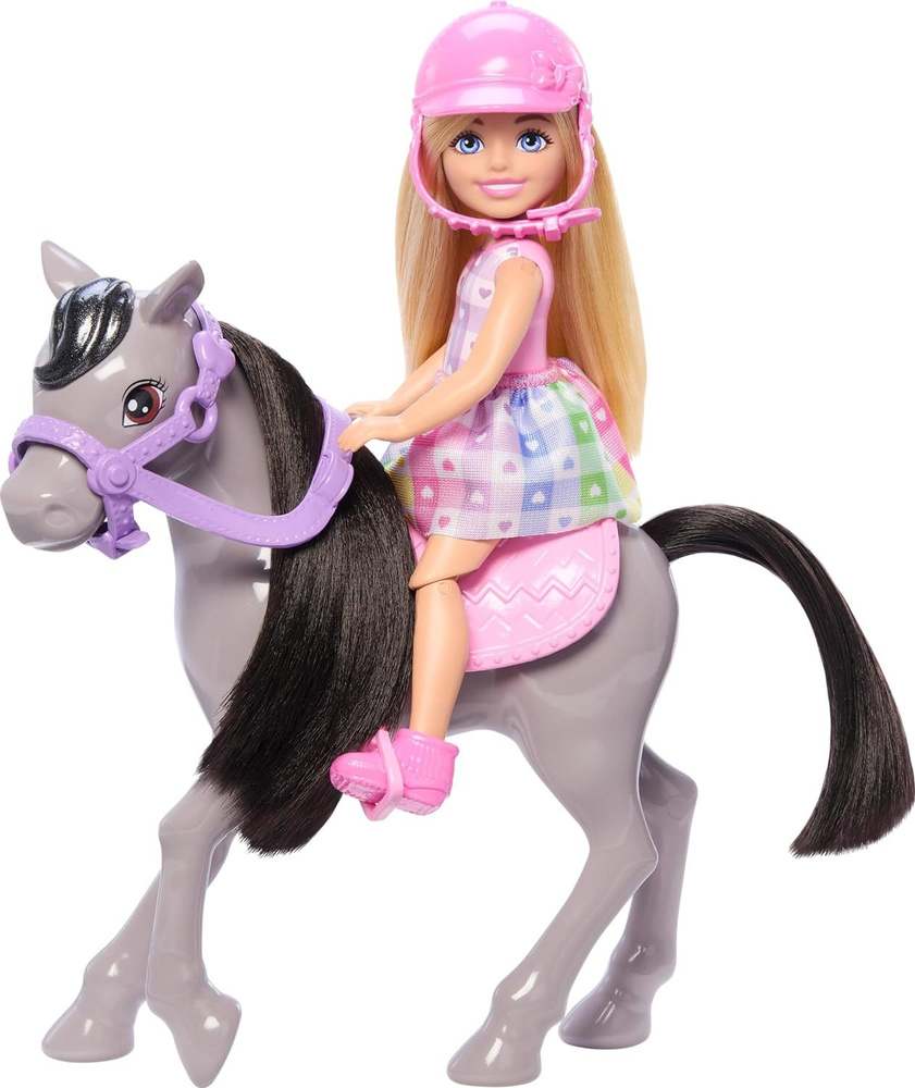 Кукла Barbie Chelsea Doll & Horse Toy Set (HTK29) #1