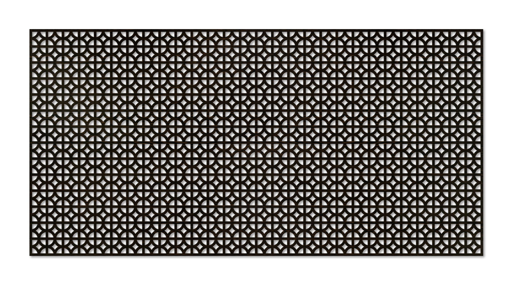 Декоративные перфорированные панели ХДФ без рамки 103*60см Сусанна венге  #1