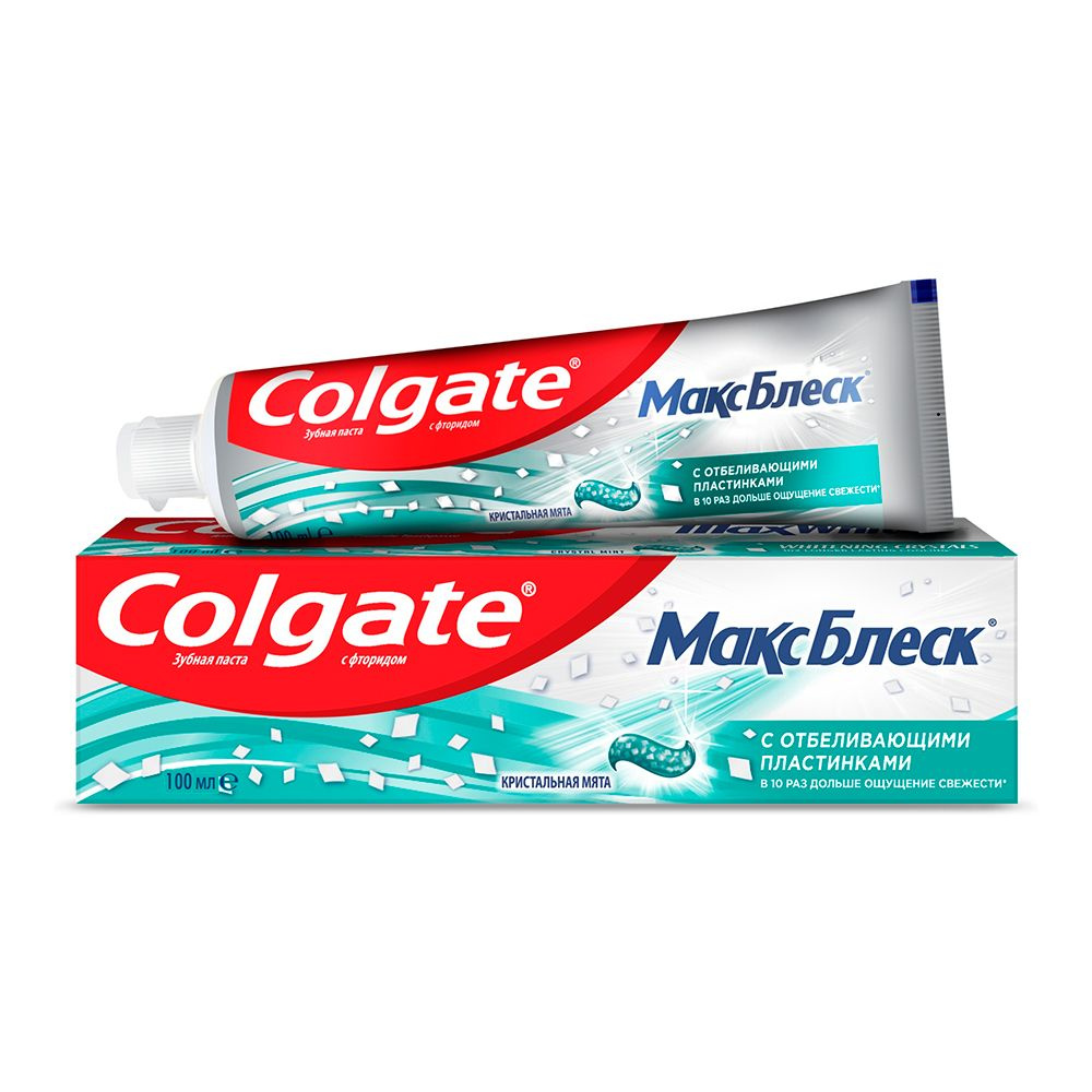 Зубная паста Colgate отбеливающая "Макс Блеск" #1