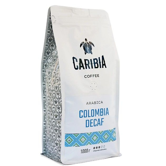 Кофе зерновой Caribia Arabica Colombia Decaf #1