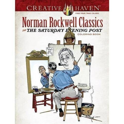 Creative Haven Norman Rockwell Classics from the Saturday Evening Post Coloring Book #1