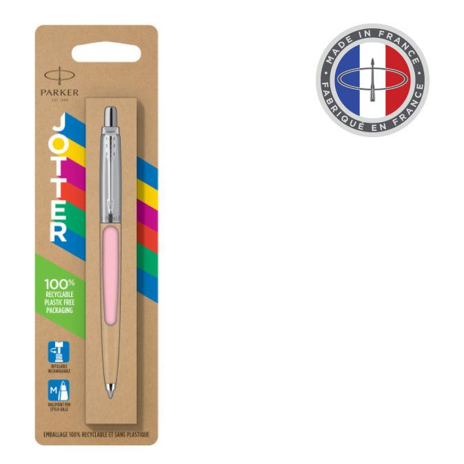 Ручка шариковая Parker Jotter Originals Baby pink 706C (2123469) M син. черн. блистер  #1