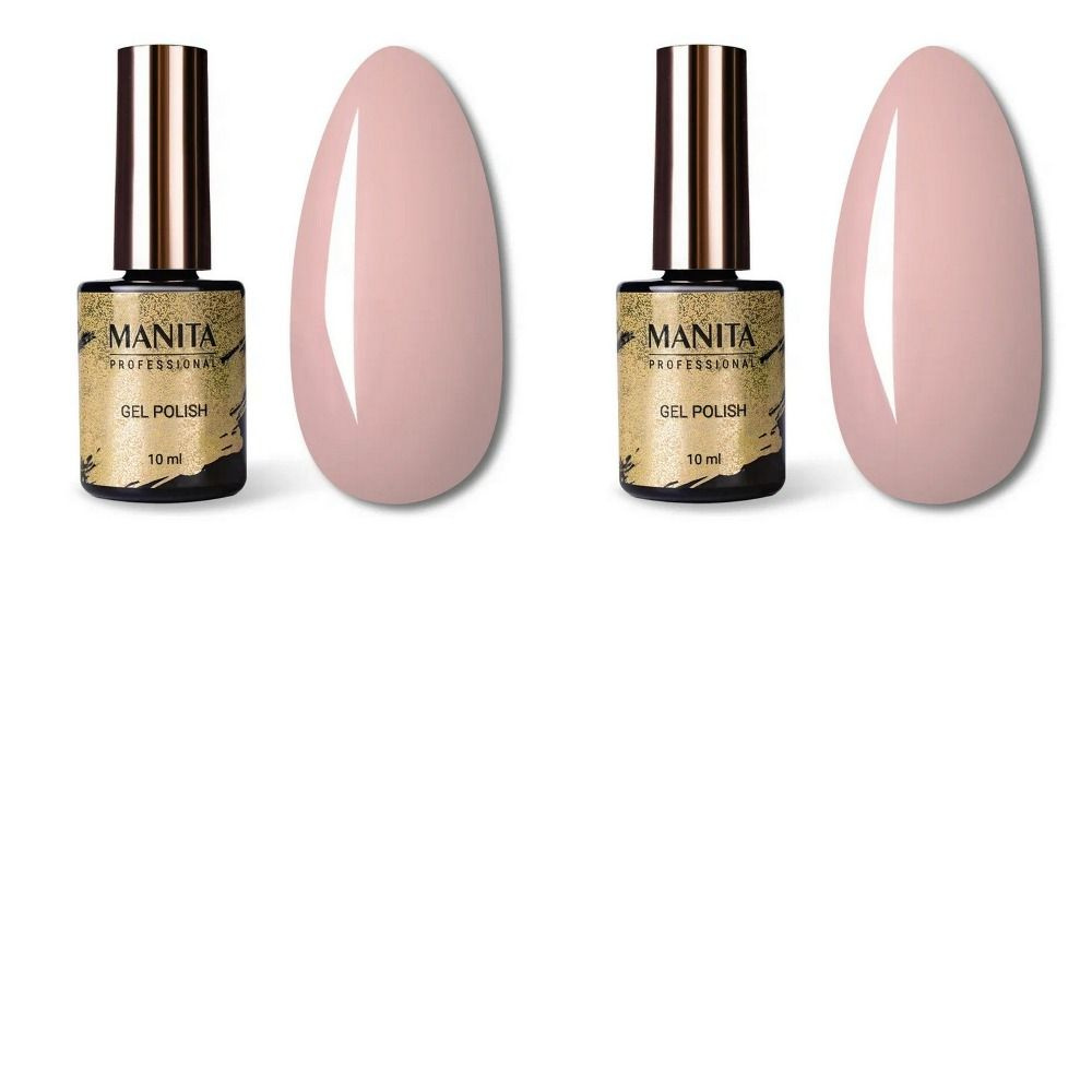 Manita Professional Гель-лак для ногтей, Classic №3, Nude Blush, 10 мл, 2 шт #1