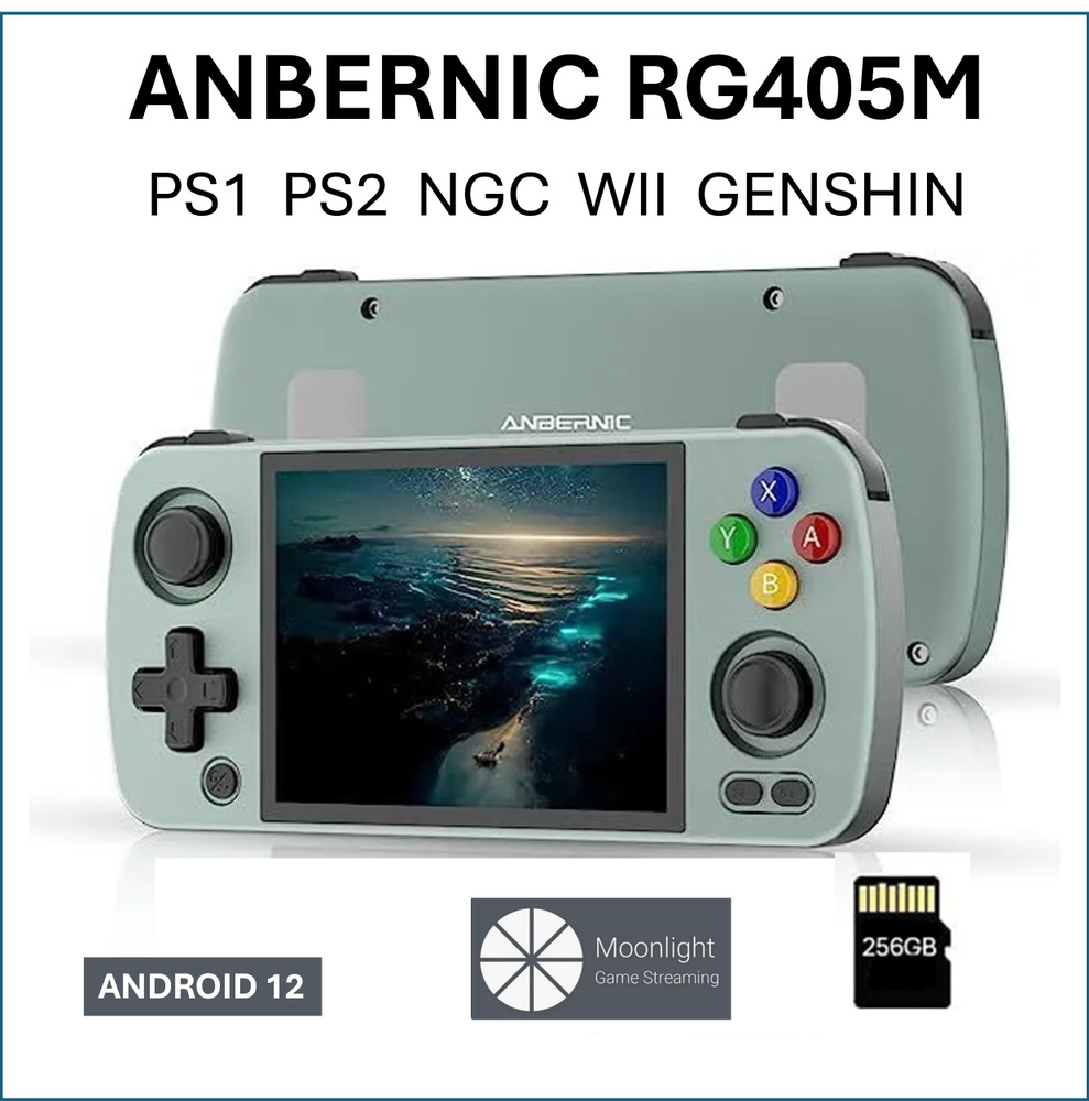 Портативная игровая консоль ANBERNIC RG405M GRAY 128Gb+256Gb #1