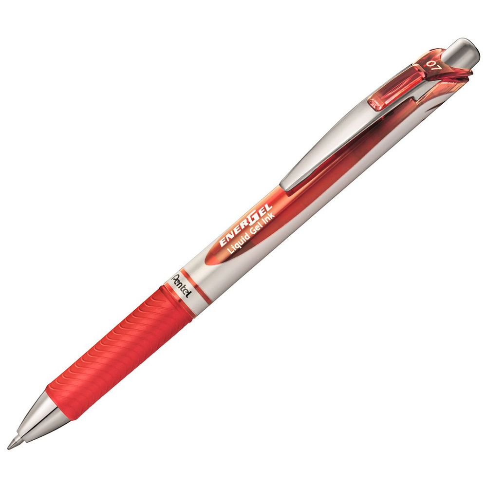 Ручка гелевая PENTEL ENERGEL BL77-BO RED красные чернила #1