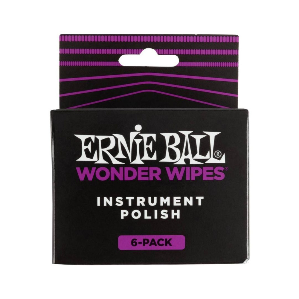 Салфетки для полировки гитары Ernie Ball 4278, 6 штук #1