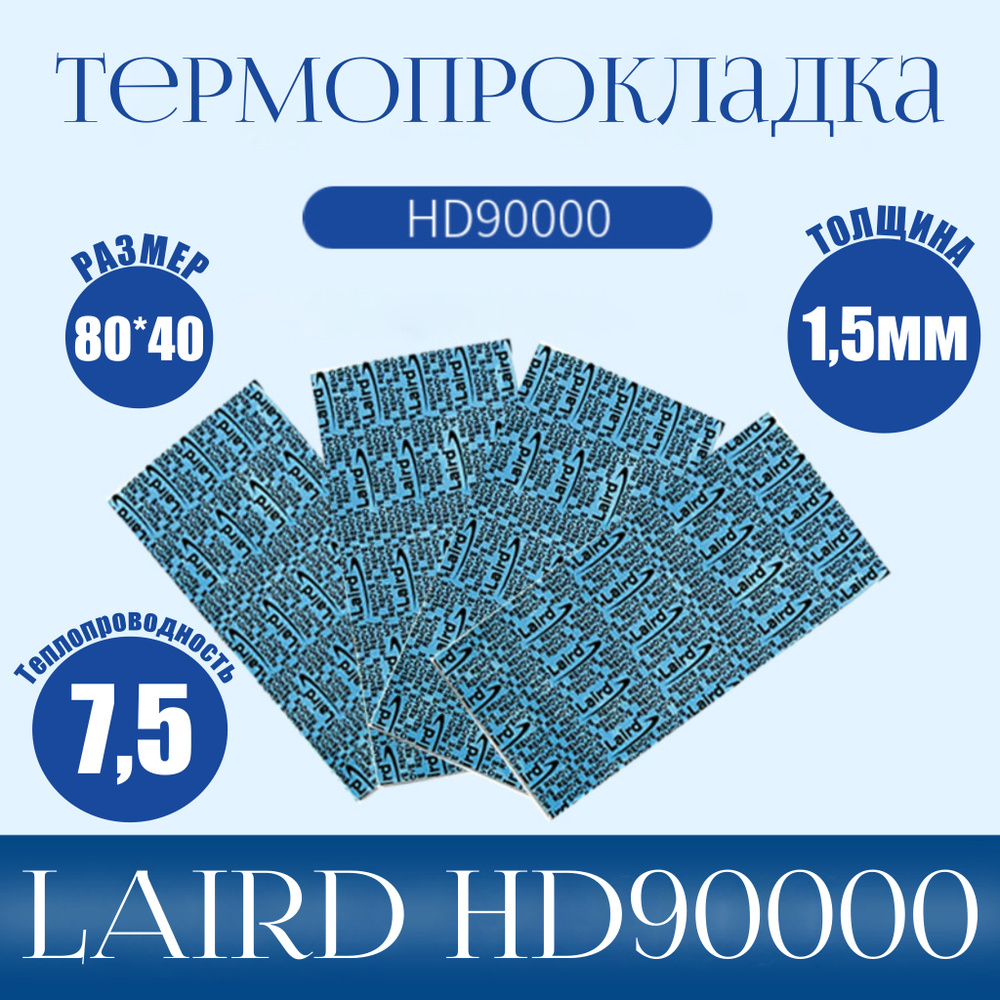 Термопрокладка LAIRD HD90000 1,5 мм #1