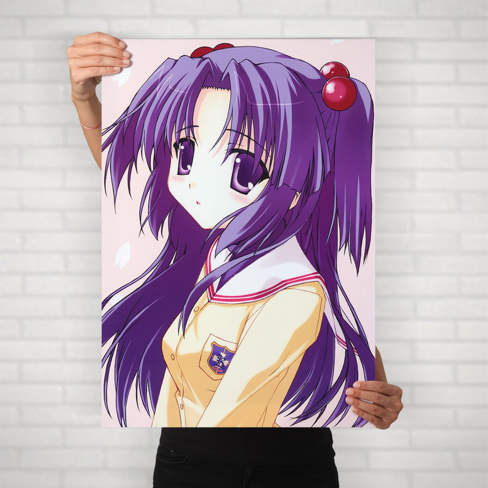 Плакат на стену для интерьера Кланнад (Clannad - Котоми Ичиносэ 4) - Постер по аниме формата А1 (60x84 #1