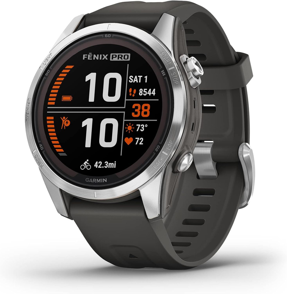 Garmin Умные часы Garmin FENIX 7S Pro solar silver, silver #1