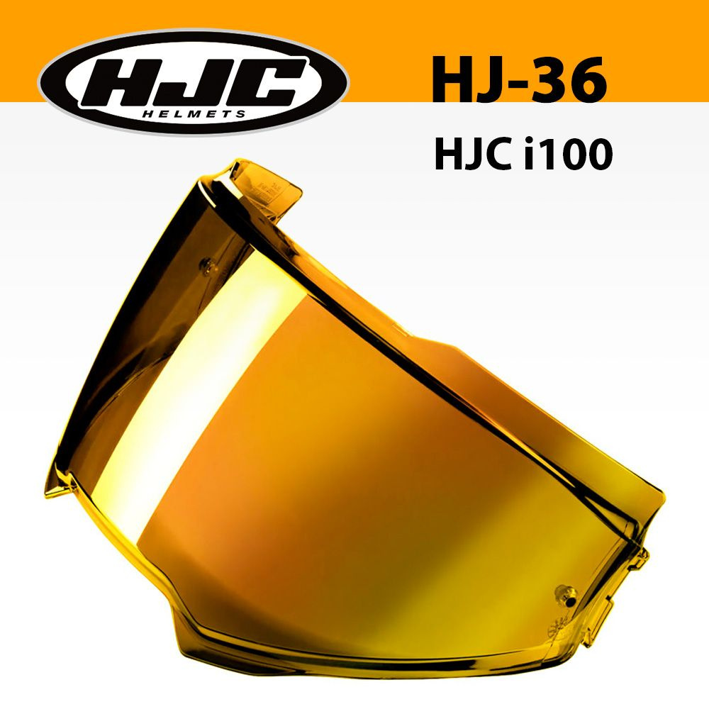 Визор для шлема HJC i100 HJ-36 Зеркальный золотой #1