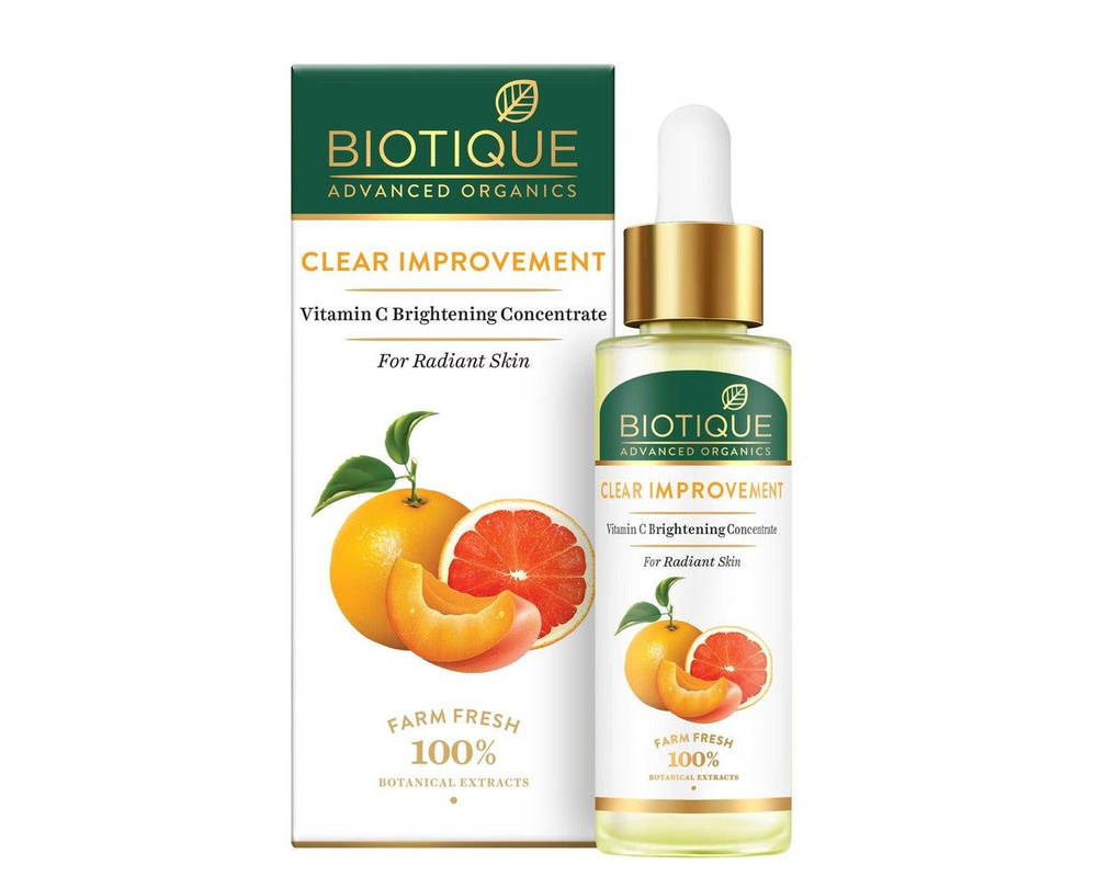 CLEAR IMPROVEMENT, Vitamin C Brightening Concentrate, Biotique (ЗАМЕТНОЕ УЛУЧШЕНИЕ, Концентрированное #1