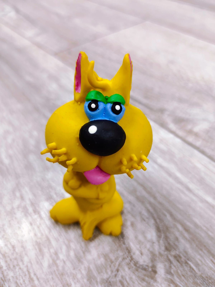 Испанская игрушка-пищалка кусалка,интерактивная, антистресс, жевательная для собак "Lanco Pets" 100% #1