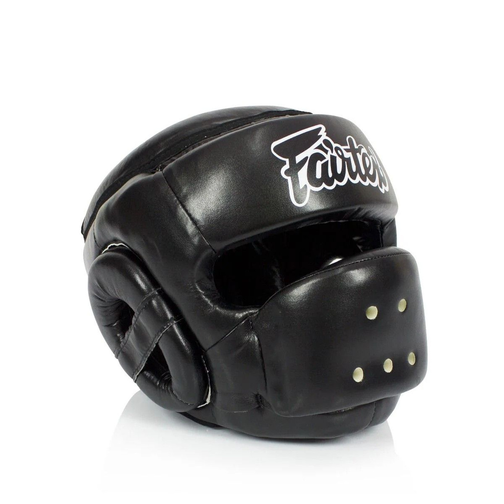 Боксерский шлем закрытый Fairtex HG14 черный #1